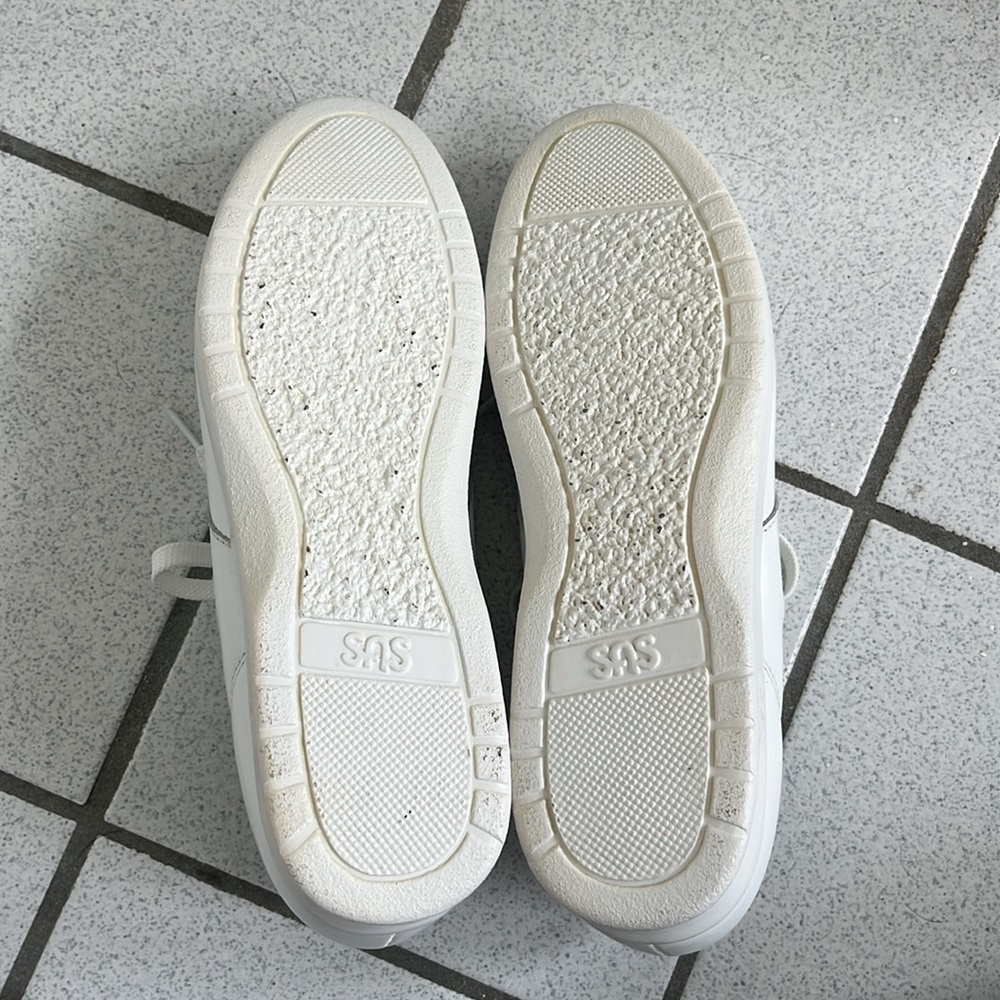 SAS Womens Ft Mesh White Walking Shoes - Size 8.5 - Picture 6 of 10